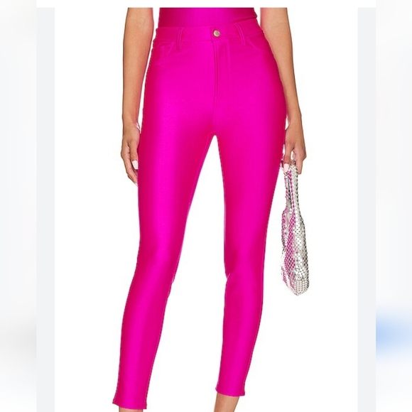 Good American Pants - NWT Good American Compression Shine Good Waist Leggings